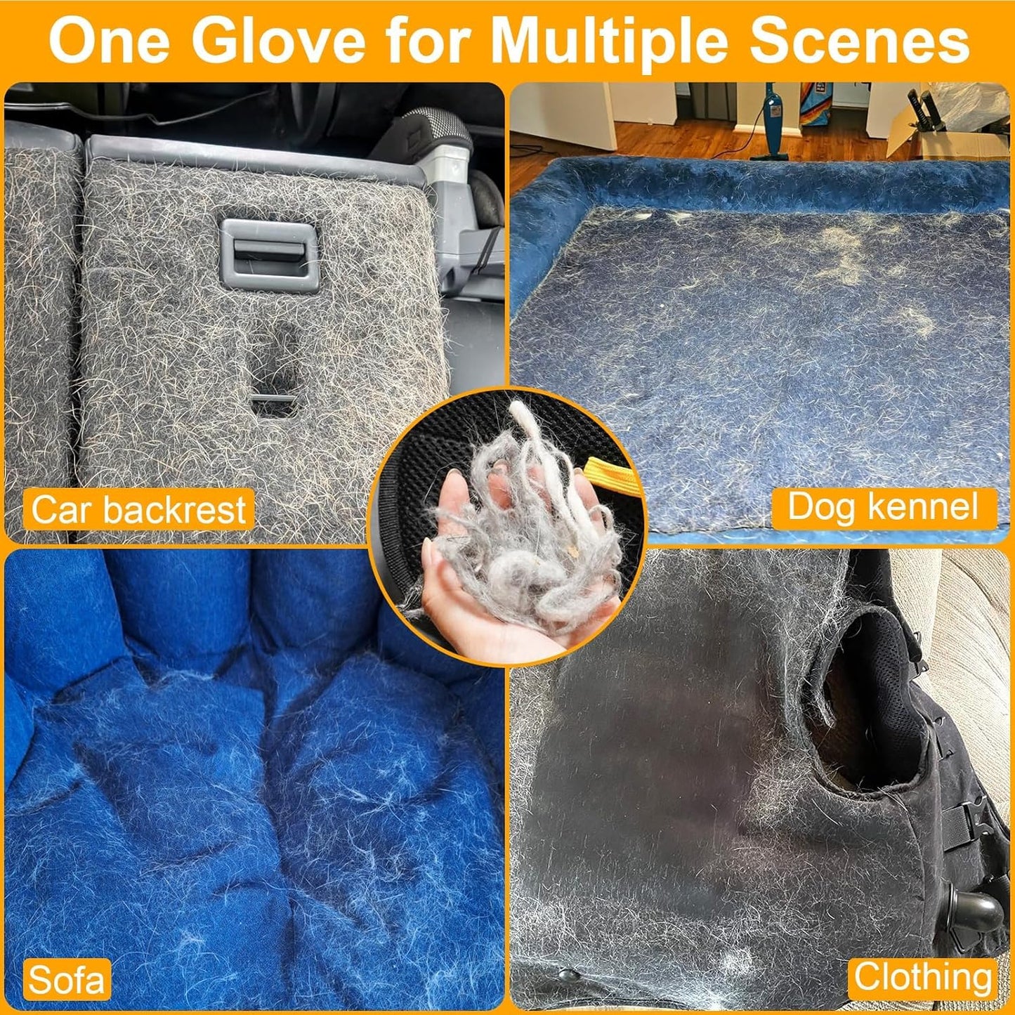 Pet Hair Removal Gloves 2025 Upgrade